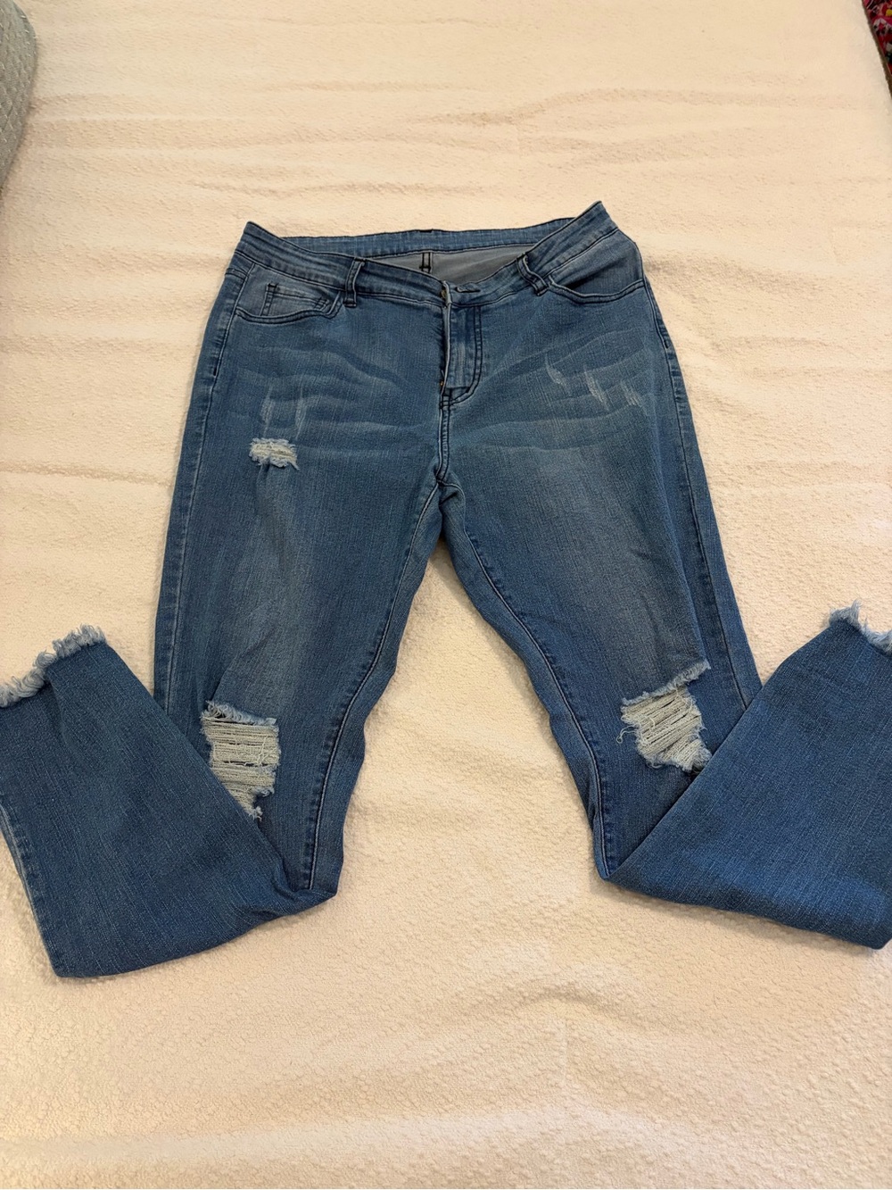 Straight cut jeans
